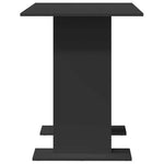 HKH Mesa de Jantar Preto em Madeira Processada