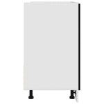 HKH Mueble bajo para lavabo en Roble - 80x46x81,5 cm - Negro