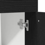 HKH Mueble bajo con cajón Riga en Roble - Negro