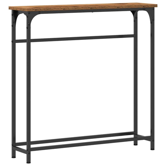 Mesa auxiliar HKH con estante antiguo