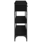 Mesa auxiliar HKH con cajón en roble - negro