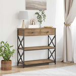 Mesa auxiliar HKH con cajón Artesano en Roble