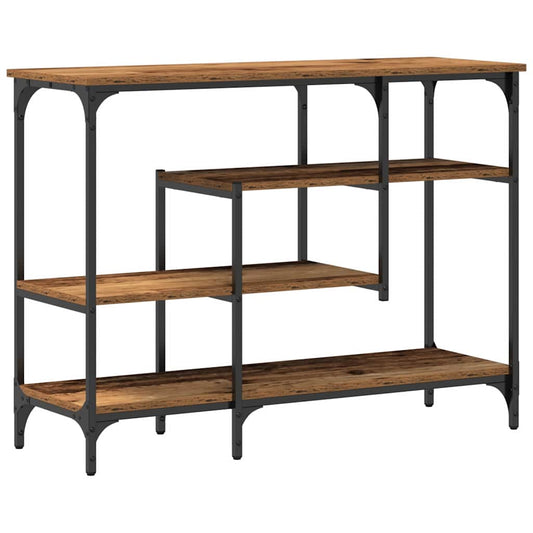 Mesa auxiliar HKH con estante antiguo