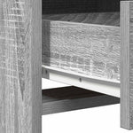 Aparador Alto HKH Sonoma Gris de Madera Procesada con 4 Cajones cm