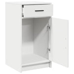 Aparador Moderno HKH de Madera Procesada con 1 Puerta y 1 Cajón - Blanco