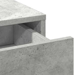 HKH Aparador Moderno de Madera Procesada con 1 Puerta y 1 Cajón - Gris