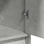 HKH Aparador Moderno de Madera Procesada con 1 Puerta y 1 Cajón - Gris