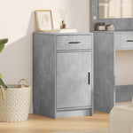 HKH Aparador Moderno de Madera Procesada con 1 Puerta y 1 Cajón - Gris