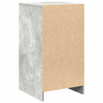 HKH Aparador Moderno de Madera Procesada con 1 Puerta y 1 Cajón - Gris