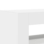 HKH Aparador Branco Moderno em Madeira Processada com Luzes Led