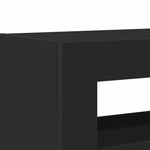 Aparador moderno HKH negro de madera procesada con luces led