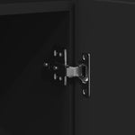Aparador moderno HKH negro de madera procesada con luces led