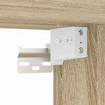 HKH Armário de Espelho com Porta em Carvalho Sonoma