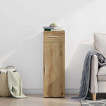 HKH Aparador Moderno de Derivados de Madera con 1 Puerta y 1 Cajón - Roble Artesanal