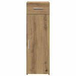 HKH Aparador Moderno de Derivados de Madera con 1 Puerta y 1 Cajón - Roble Artesanal