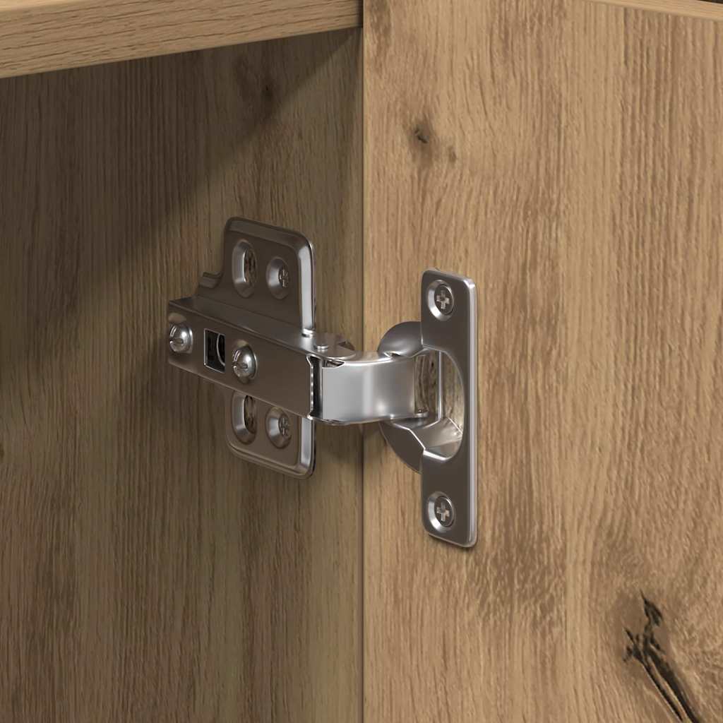 HKH Aparador Moderno de Madera Procesada con 3 Puertas - Roble Artesanal