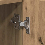 HKH Aparador Moderno de Madera Procesada con 3 Puertas - Roble Artesanal