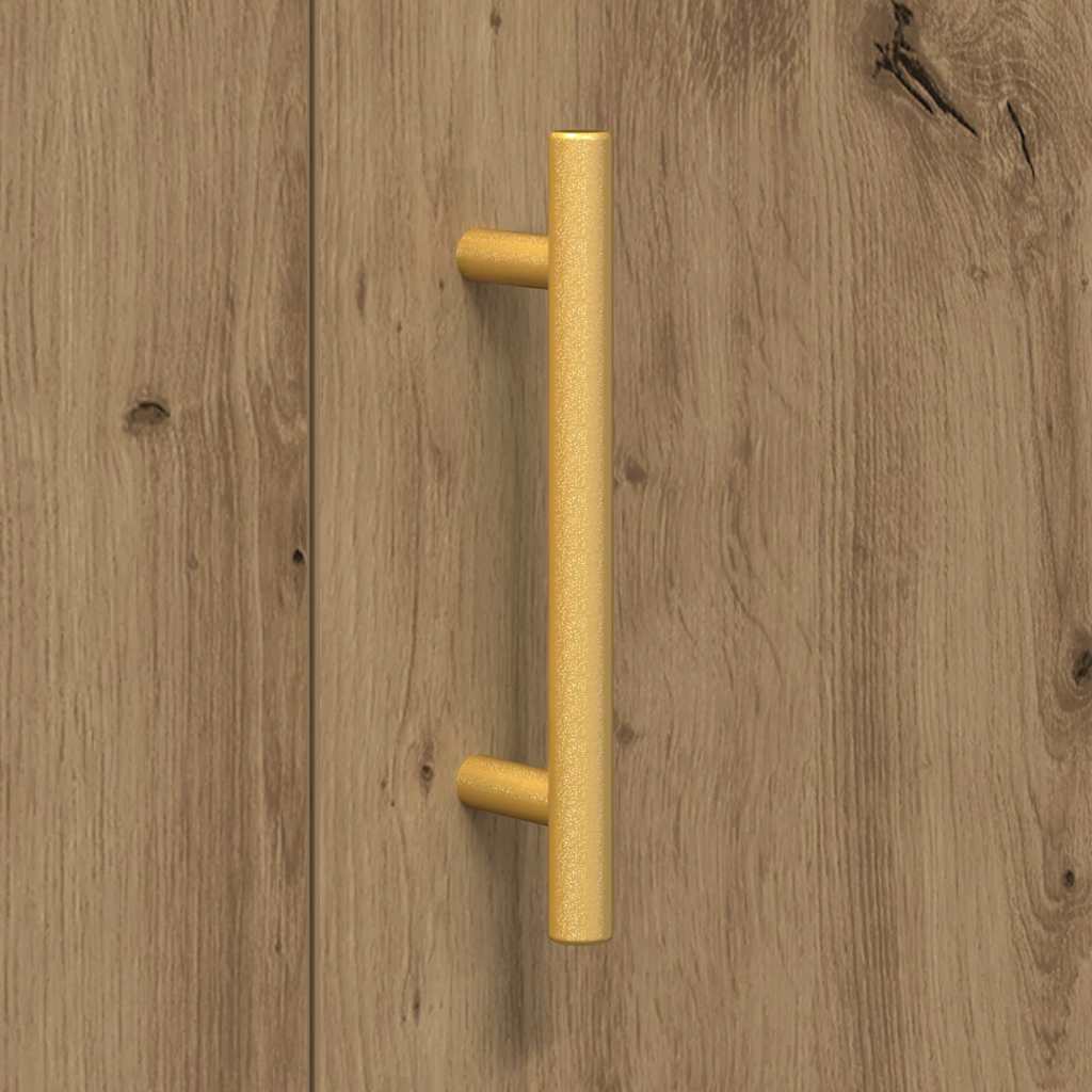 HKH Aparador Moderno de Madera Procesada con 3 Puertas - Roble Artesanal