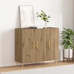 HKH Aparador Moderno de Madera Procesada con 3 Puertas - Roble Artesanal