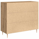 HKH Aparador Moderno de Madera Procesada con 3 Puertas - Roble Artesanal