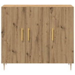 HKH Aparador Moderno de Madera Procesada con 3 Puertas - Roble Artesanal