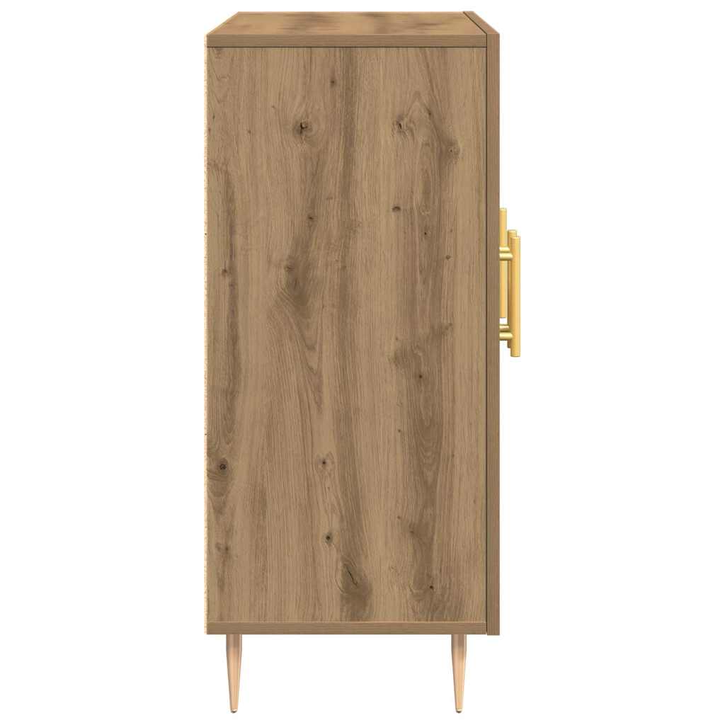 HKH Aparador Moderno de Madera Procesada con 3 Puertas - Roble Artesanal