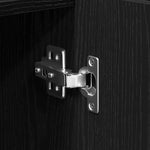 HKH Aparador Moderno de Madera Procesada con 3 Puertas - Roble Negro