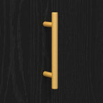 HKH Aparador Moderno de Madera Procesada con 3 Puertas - Roble Negro