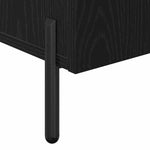HKH Aparador Moderno de Madera Procesada con 3 Puertas - Roble Negro