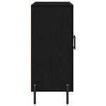 HKH Aparador Moderno de Madera Procesada con 3 Puertas - Roble Negro