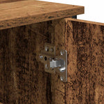 HKH Aparador Moderno de Madera Procesada, Metal con 1 Puerta - Madera Antigua