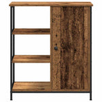 HKH Aparador Moderno de Madera Procesada, Metal con 1 Puerta - Madera Antigua