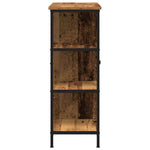 HKH Aparador Moderno de Madera Procesada, Metal con 1 Puerta - Madera Antigua