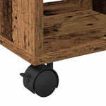 HKH Mesa Lateral Antigua de Madera Procesada