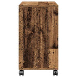 HKH Mesa Lateral Antigua de Madera Procesada