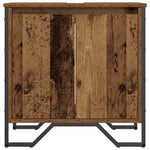 HKH Mueble de lavabo de baño de madera antigua