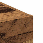 HKH Aparador Moderno de madera manufacturada con 1 Puerta y 1 Cajón - Madera Antigua