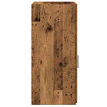 Aparador moderno HKH de madera procesada con 1 puerta y 1 cajón - Madera antigua