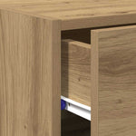 HKH Aparador Moderno de Madera Procesada con 1 Puerta y 1 Cajón - Roble Artesanal