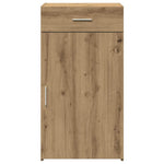 HKH Aparador Moderno de Madera Procesada con 1 Puerta y 1 Cajón - Roble Artesanal