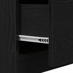 HKH Mueble de Baño con Cajón de Roble - Negro