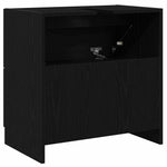HKH Mueble de Baño con Cajón de Roble - Negro