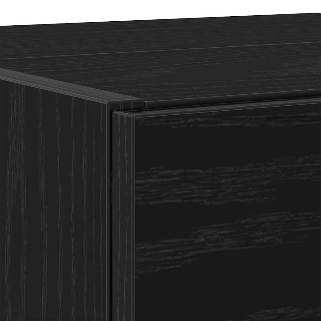 HKH Mueble de Baño con Cajón de Roble - Negro