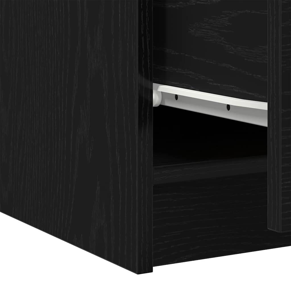 HKH Mueble de Baño con Cajón de Roble - Negro