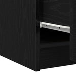 HKH Mueble de Baño con Cajón de Roble - Negro