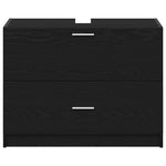HKH Mueble de Baño con Cajón de Roble - Negro