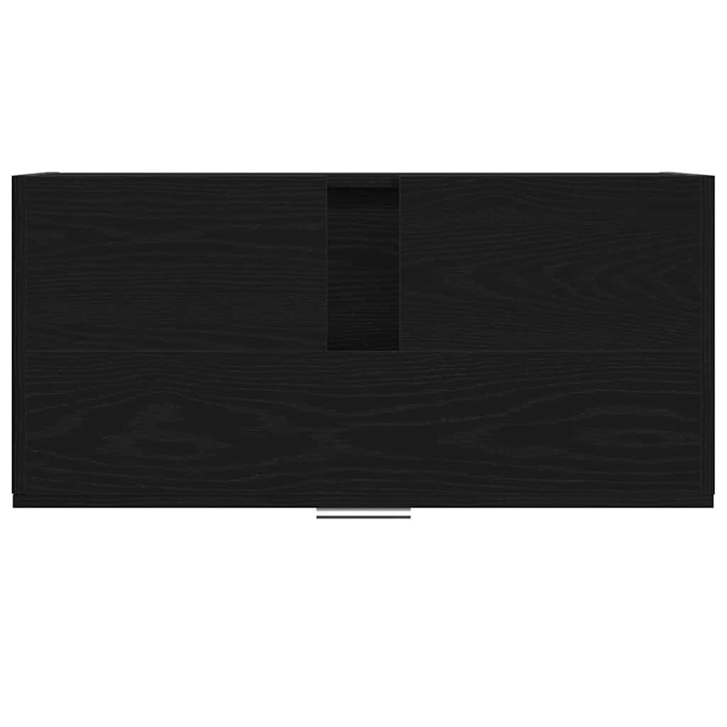 HKH Mueble de Baño con Cajón de Roble - Negro
