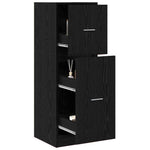 Armario de Pared HKH de Roble - Negro
