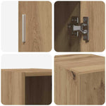 HKH Armario de Pared Moderno de Madera Procesada con 1 Puerta - Roble Artesanal
