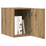 HKH Armario de Pared Moderno de Madera Procesada con 1 Puerta - Roble Artesanal